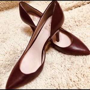 Vince Camuto Burgundy Colored Pumps